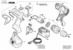 Bosch 0 603 940 627 Psr 9,6 Ve-2 Cordless Screw Driver 9.6 V / Eu Spare Parts